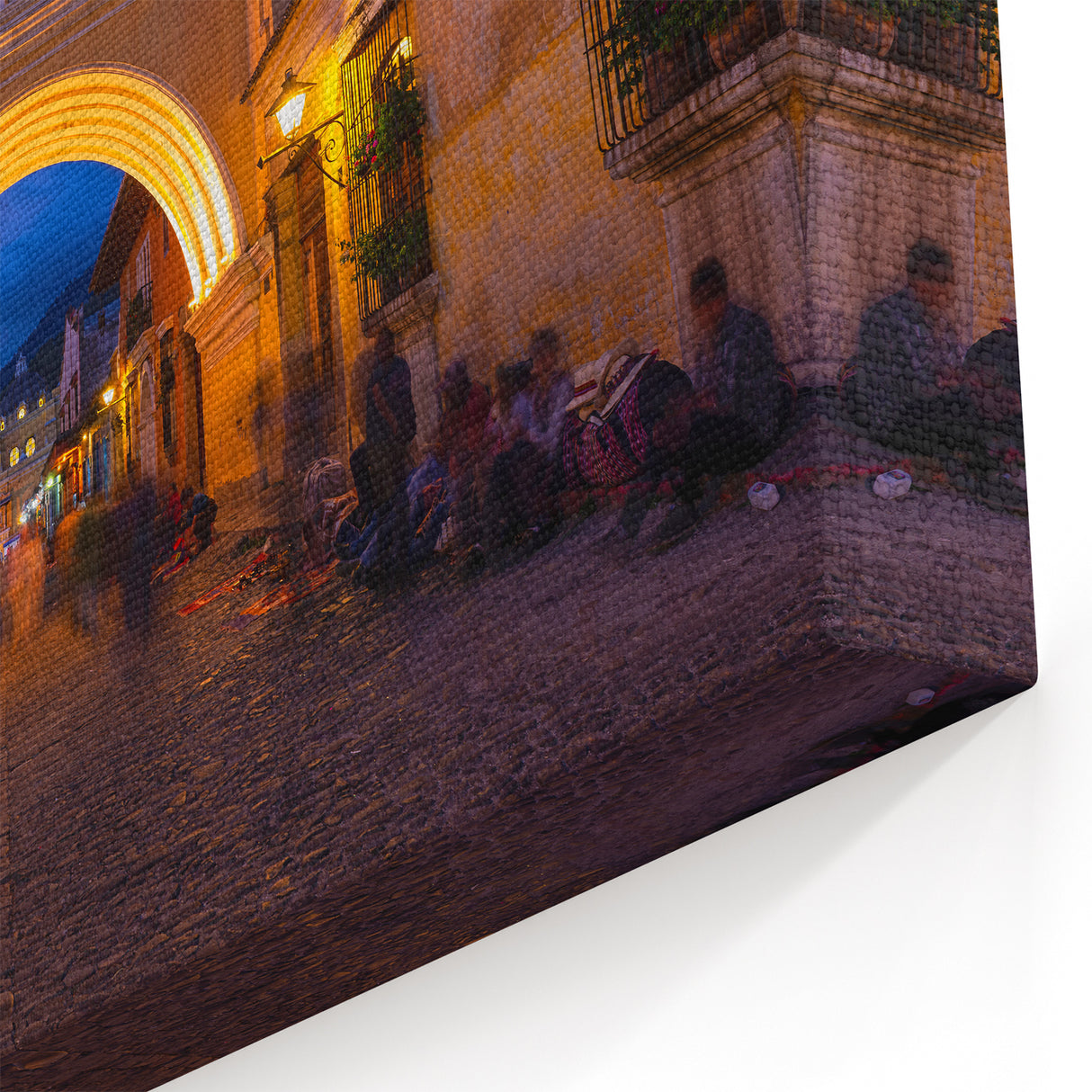 Antigua Guatemala Art - Iconic Arch at Dusk