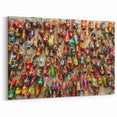 Guatemalan Cultural Masks - Vibrant Art Collection