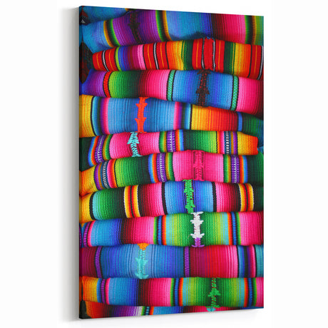 Vibrant Honduran Textile Art - Colorful Wall Decor