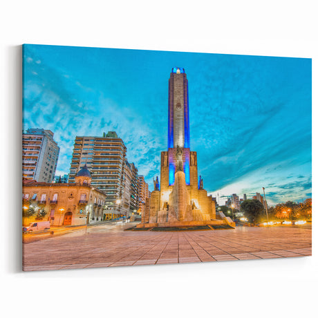 Buenos Aires Cityscape Art - Iconic Argentina Urban Night Wall Decor