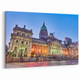Argentine Congress Art - Elegant Buenos Aires Night View