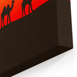Iraq Wall Art – Mesopotamian Camel Caravan Sunset Art