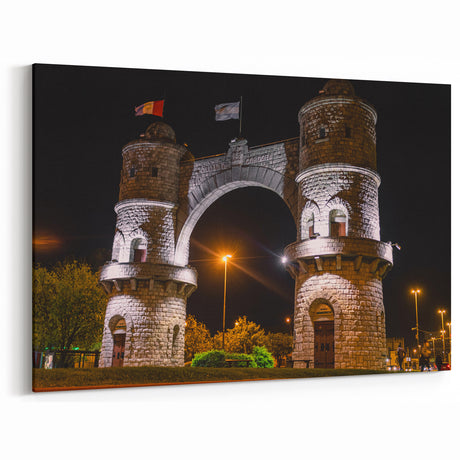 Argentine Heritage Art - Illuminated Historical Gateway