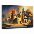 Golden Domes of Mesopotamia – Middle Eastern Cityscape Wall Art