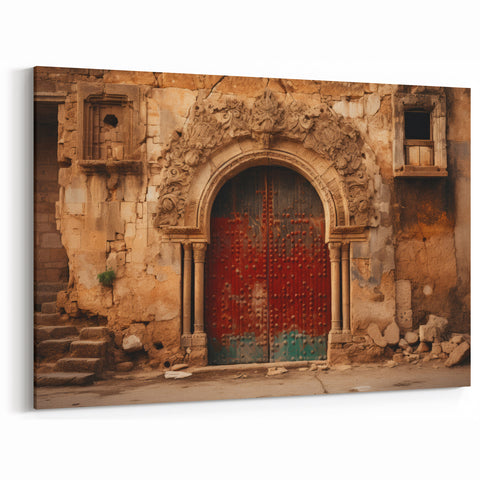 Ancient Mesopotamian Doorway – Historical Iraq Wall Art
