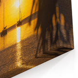 US Virgin Islands Photography - Sunset Sailboats