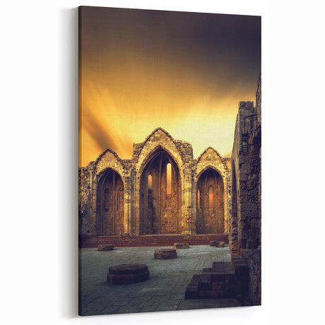 Tropical Gothic Ruins - Virgin Islands Wall Art