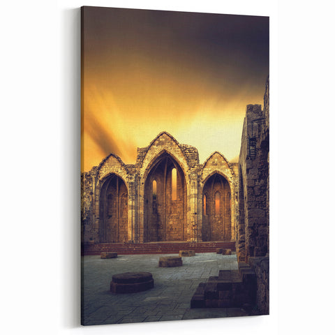 Tropical Gothic Ruins - Virgin Islands Wall Art