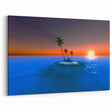 Tropical Island Sunset - Caribbean Canvas Art