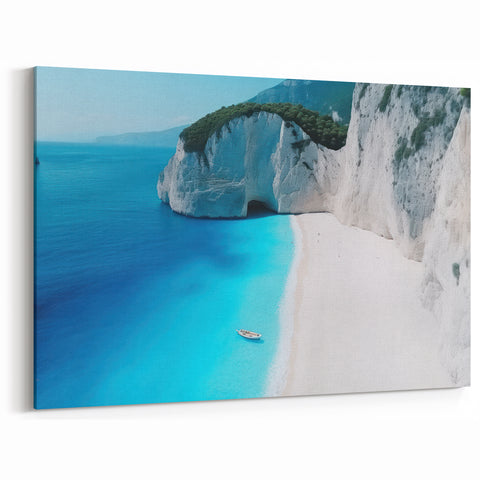 Caribbean Island Wall Decor - Pristine Beach Art Print