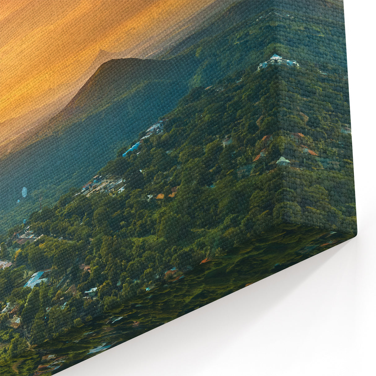 Sunset Over Nicaragua - Dramatic Landscape Canvas Print