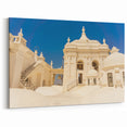 Nicaraguan Bay View Statue - Coastal Landscape Canvas