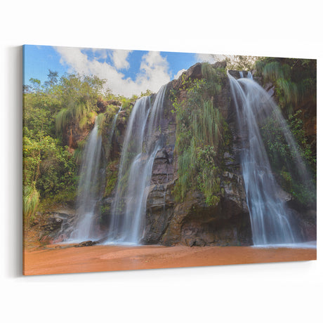 Bolivian Waterfall Art - Nature's Tranquil Beauty