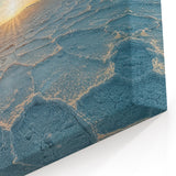 South America Scenery Art - Sunset Over Bolivia’s Uyuni Salt Flats