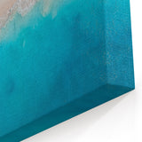 Framed Caribbean Scenery - Ocean Meets Sand