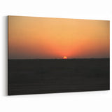 Mesopotamian Sunset Horizon – Tranquil Middle Eastern Wall Art