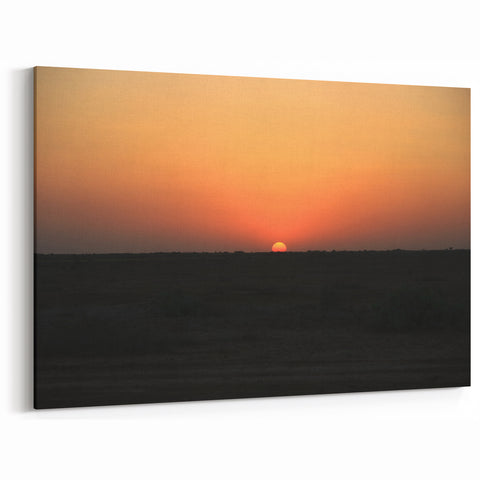 Mesopotamian Sunset Horizon – Tranquil Middle Eastern Wall Art