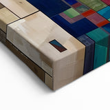 Abstract Mesopotamian Scholars – Vibrant Geometric Middle Eastern Art