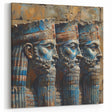 Ancient Kings of Mesopotamia – Regal Historical Relief Wall Art