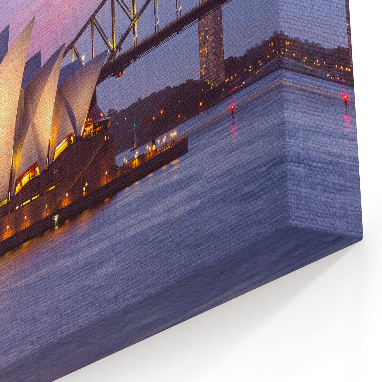 Sydney Skyline Canvas - Dusk Opera Art
