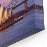 Sydney Skyline Canvas - Dusk Opera Art
