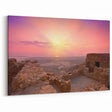 Holy Land Art – Ancient Jerusalem Ruins at Sunrise Israel Wall Art