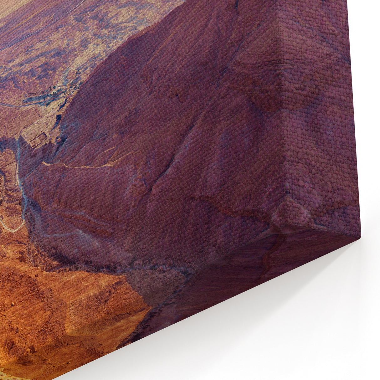 Scenic Israel Photography – Golden Sunrise Over Desert Landscape Wall Art