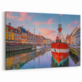 Copenhagen Canvas Prints – Danish Harbor View for Scandinavian Decor