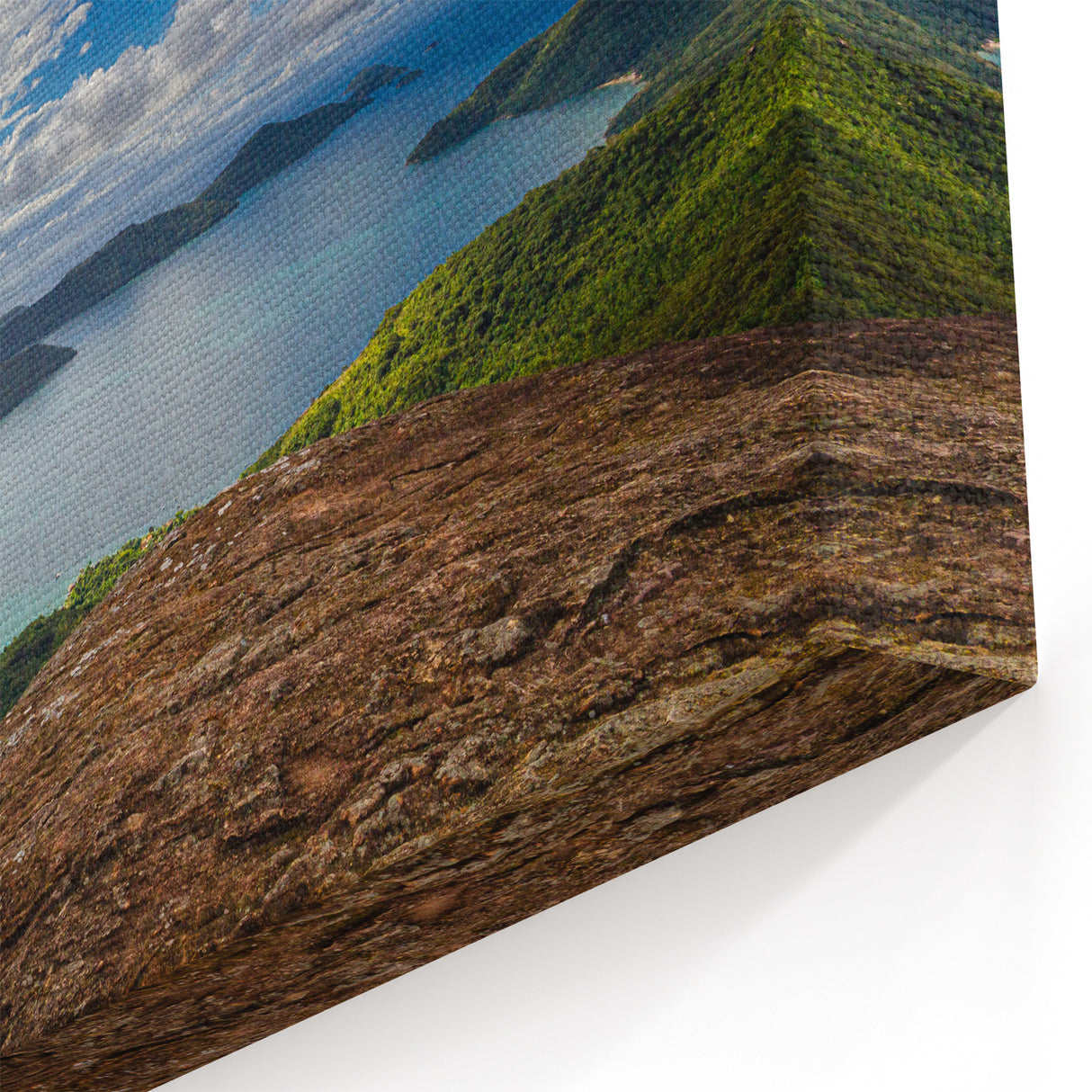 Brazilian Nature Photography - Stunning Lake and Island Scenery Wall Art