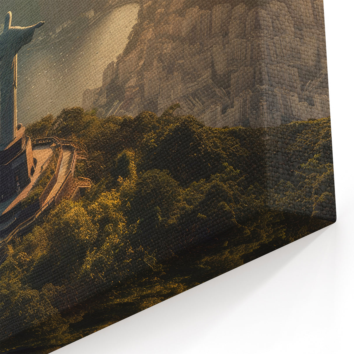 Christ the Redeemer Sunset – Iconic Rio de Janeiro Wall Decor and Brazil Art