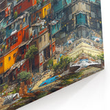 Vibrant Favela in Brazil – Colorful Brazil Wall Art and South America Prints