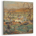 Alfred Sisley Art: Rustic French Countryside Home Canvas Print