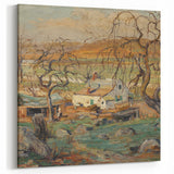 Alfred Sisley Art: Rustic French Countryside Home Canvas Print