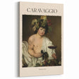 Caravaggio Art Prints – Bacchus by Michelangelo Merisi, Roman God of Wine