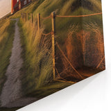 Danish Landscape Paintings - Scenic Lighthouse in Denmark at Sunset