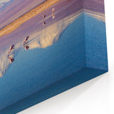 Patagonia Wall Art – Majestic Flamingos & Snowcapped Chilean Mountains