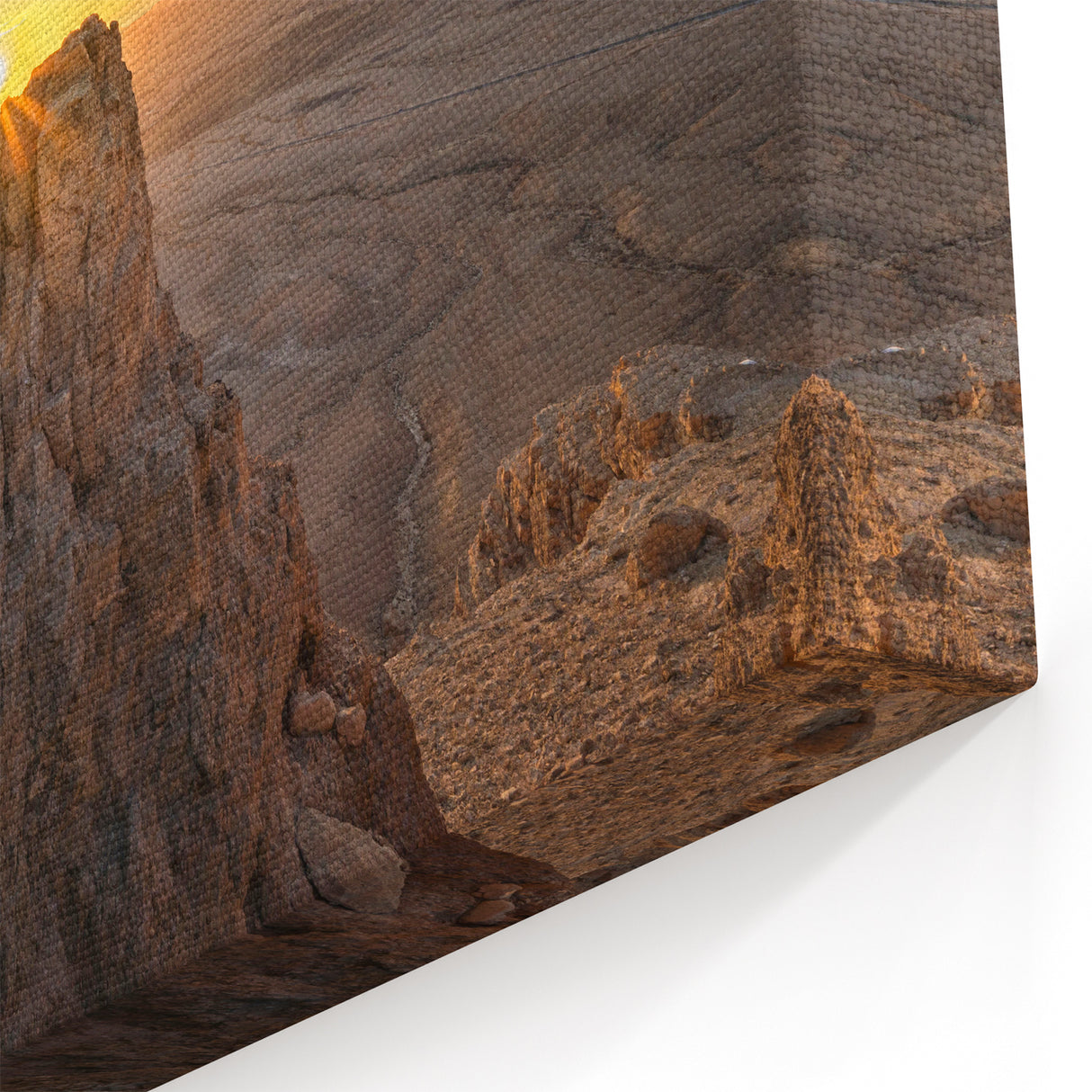 Sunrise Scenic Israel Photography – Sunrise over Desert Landscape, Holy Land Art