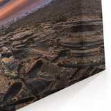 Dead Sea Canvas Art - Vibrant Israel Landscape Prints with Scenic Sunset