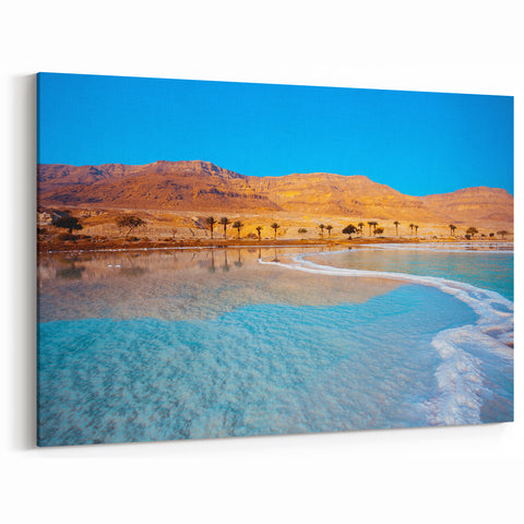 Israel Seascape Art - Dead Sea Photography with Scenic Desert Views