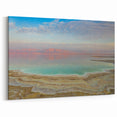 Dead Sea Canvas Art - Scenic Israel Seascape with Serene Reflections