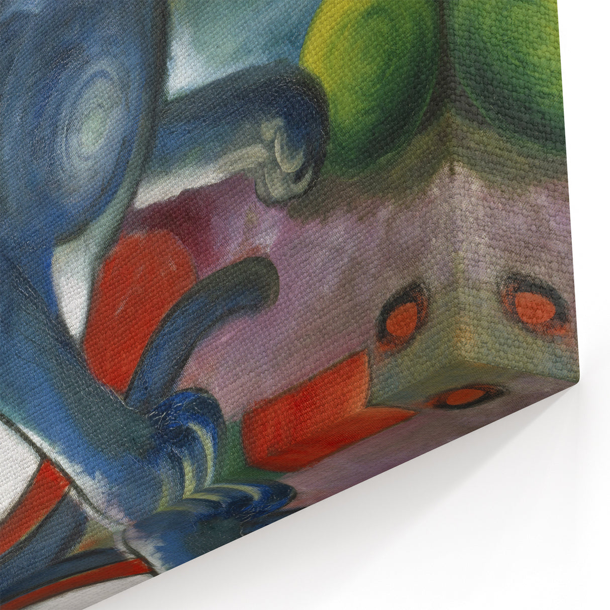 Franz Marc Wall Art - Modernist Expressionist Cats with Blue Rider Style