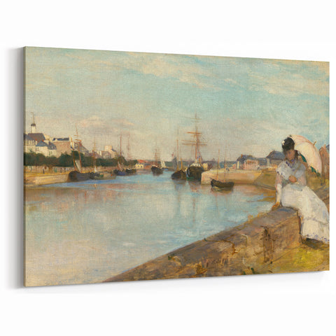 Berthe Morisot Art - 19th Century Impressionist Woman by the Harbor