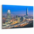 Vibrant Chile Scenic Prints & Night Cityscape Art - Santiago Wall Art