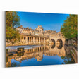 Bath Landscape Pictures - Reflections of Pulteney Bridge and River Canvas