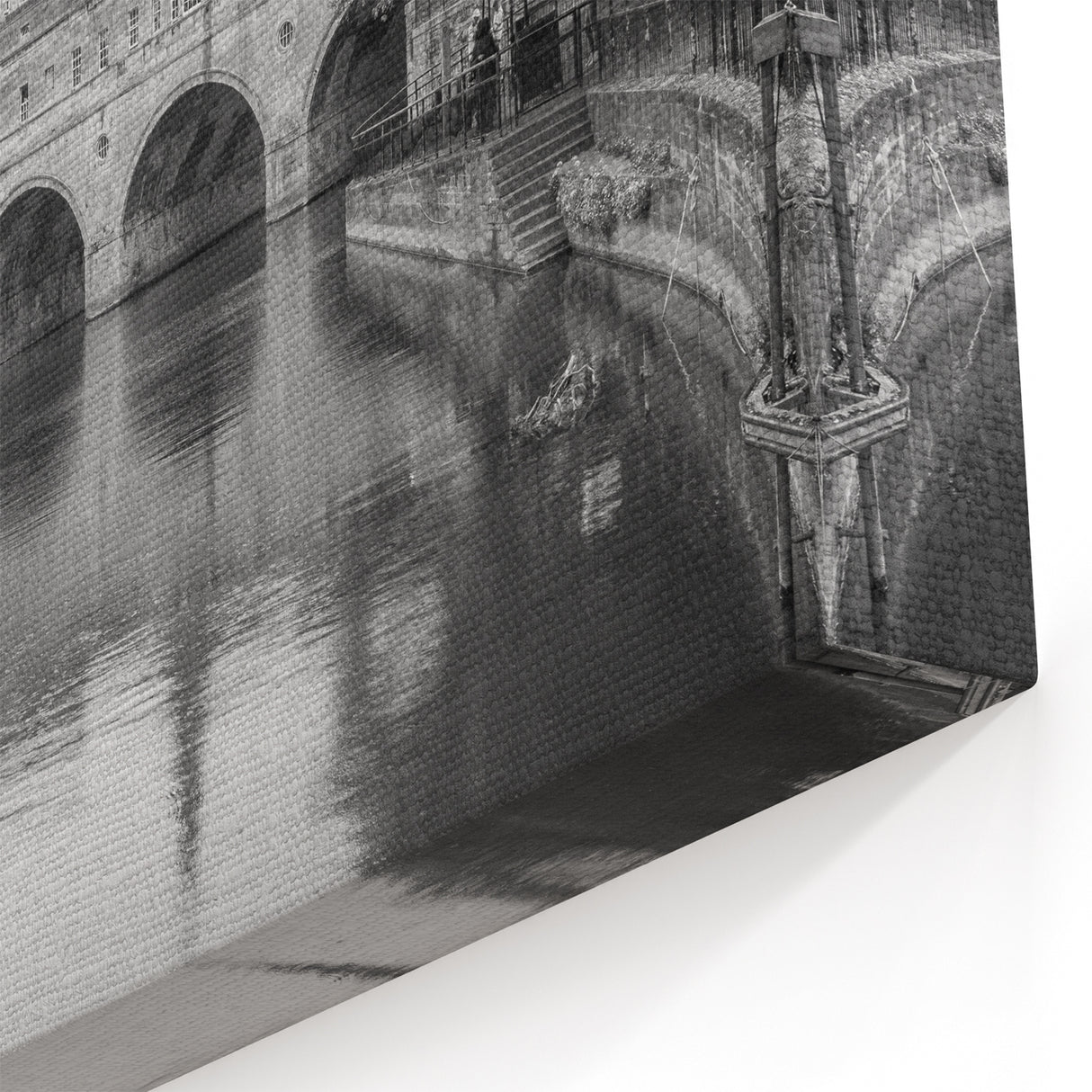 Bath UK Scenic Prints - Pulteney Bridge Black and White Photography