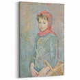Berthe Morisot Art - Girl in Pink Scarf - 19th Century Impressionist Art