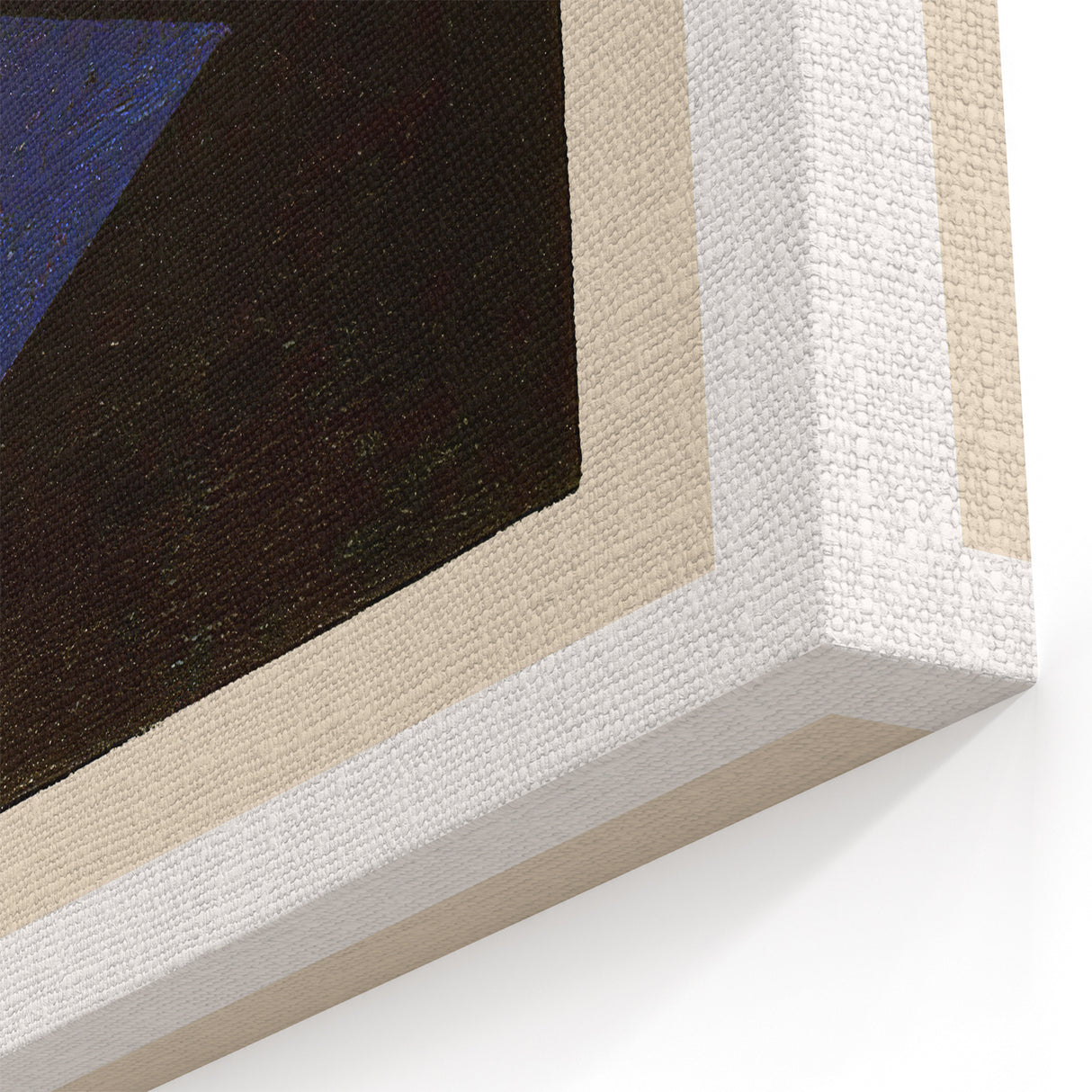 Malevich Art - Suprematist Blue Triangle and Black Square | Wall Art