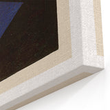 Malevich Art - Suprematist Blue Triangle and Black Square | Wall Art