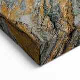 Natural Elements Wall Art: Nature Closeups Canvas Print - Veined Stone Pattern