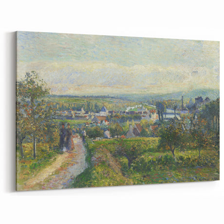 Camille Pissarro Art - Village in the Countryside 1887 | Pissarro Wall Art